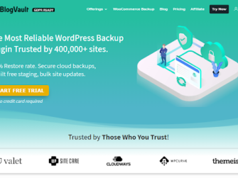 Blogvault for WordPress security