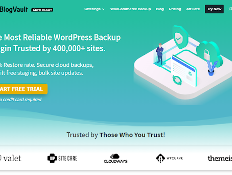 Blogvault for WordPress security